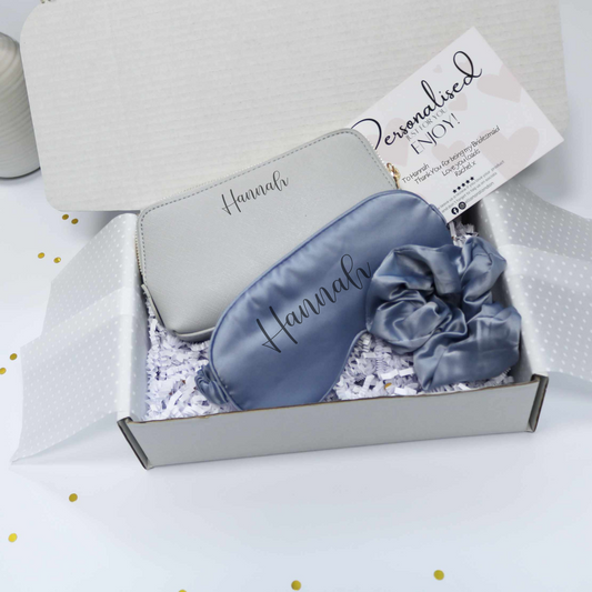 Dusty Blue Personalised Gift Box Set