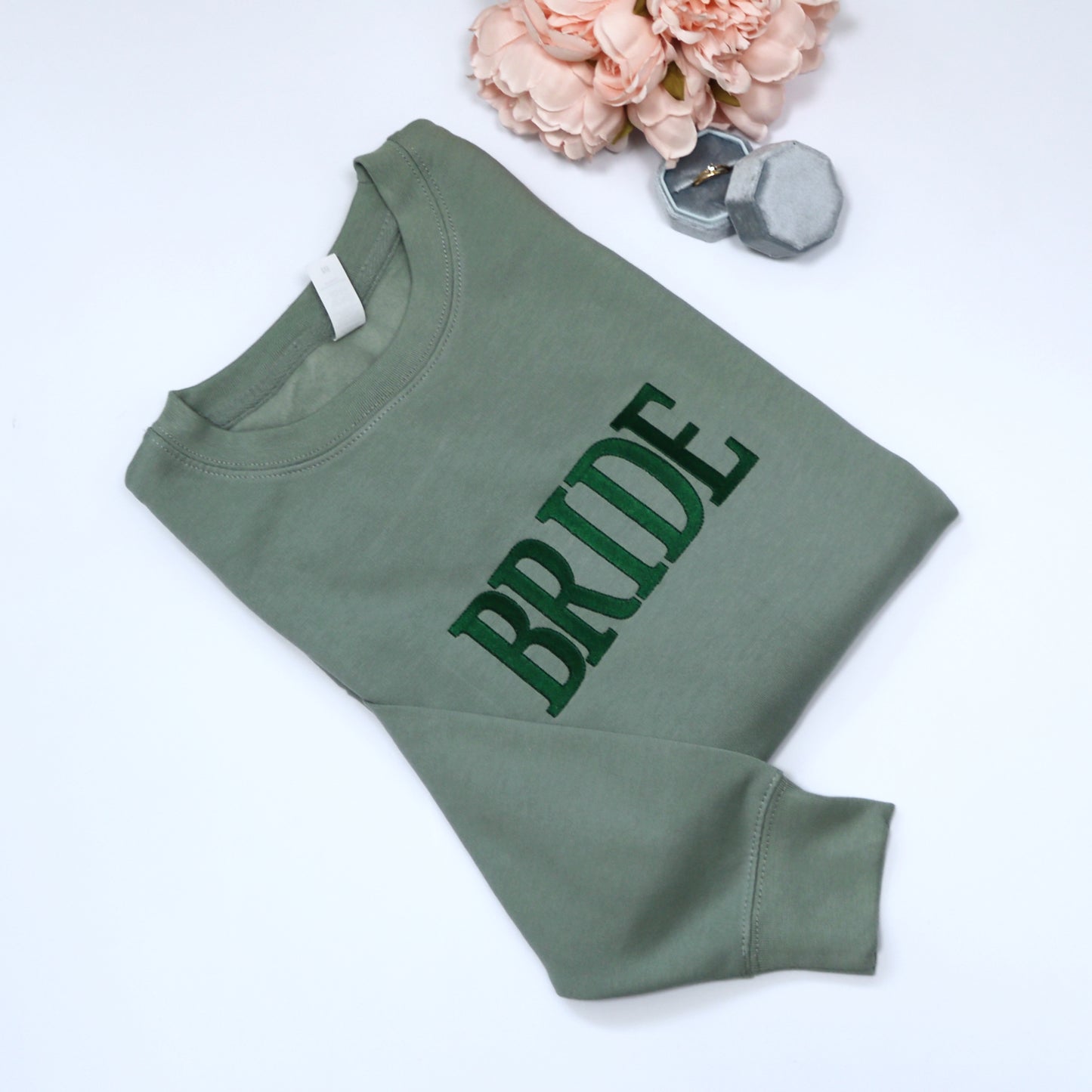 Dusty Green Bride Sweat Shirt