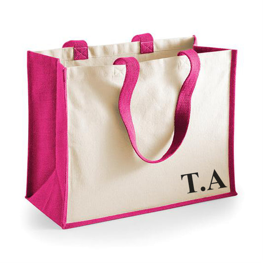 Personalised Pink Tote Bag